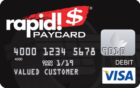 rapid! PayCard offers paycard programs that eliminate paper checks and pay on demand disbursements that let employees access earned wages when they need them. To activate your card, log in to the cardholder or recipient portal or contact customer service. 